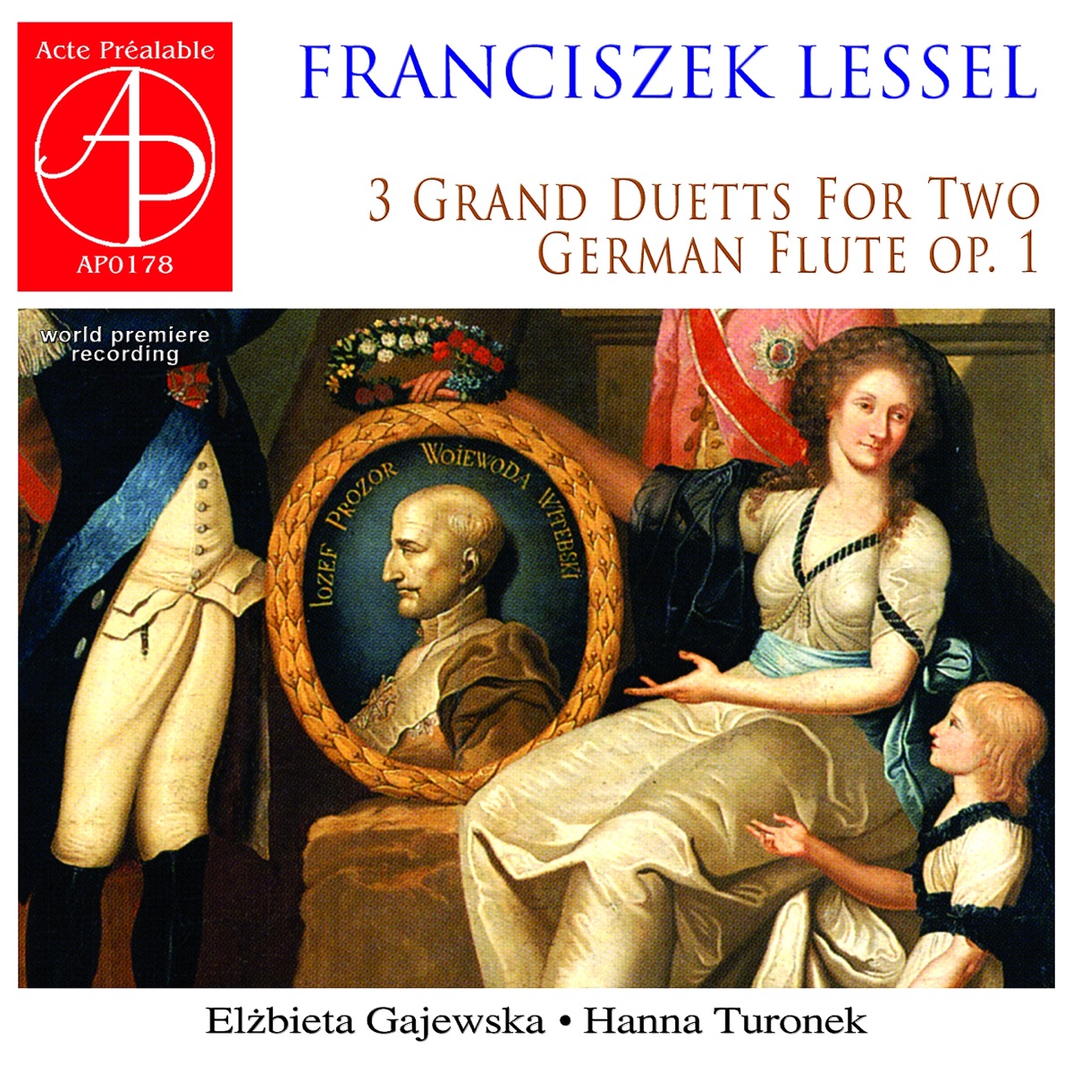 Three Grand Duetts for Two German Flutes, Op. 1 (World Premiere Recording) by Elzbieta Gajewska & Hanna Turonek album cover