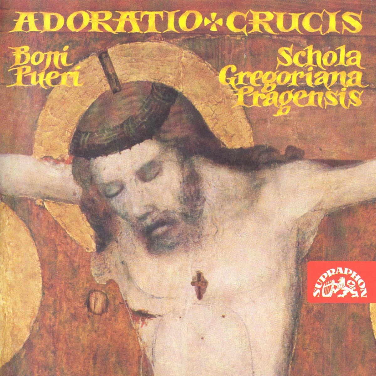 Adoratio crucis by Pavel Horák, Schola Gregoriana Pragensis & Boni Pueri album cover