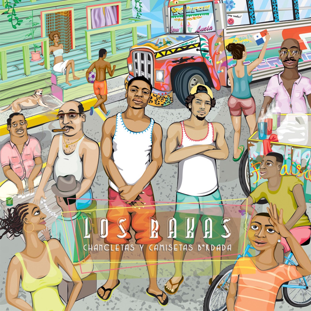 Chancletas y Camisetas Bordada by Los Rakas album cover