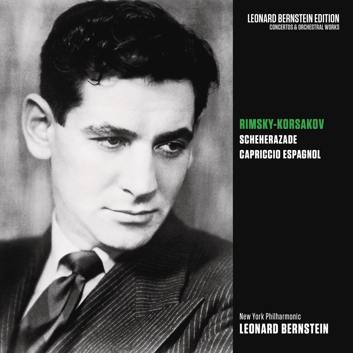 Rimsky-Korsakov: Shéhérazade, Capriccio Espagnol by Leonard Bernstein & New York Philharmonic album cover