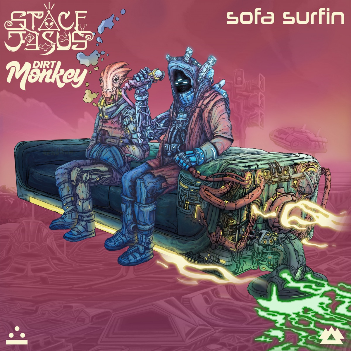Sofa Surfin - Single by Space Jesus & Dirt Monkey album cover