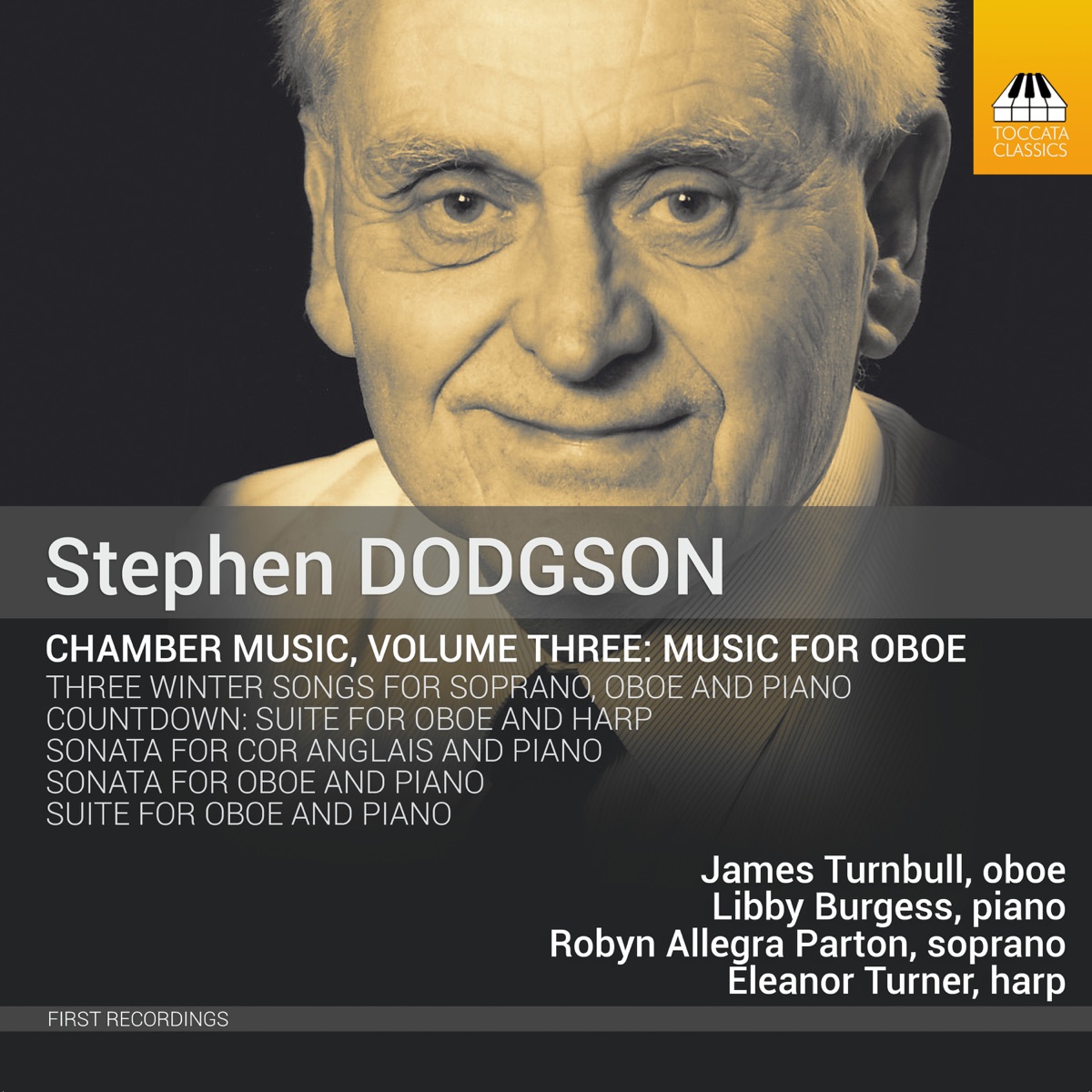 Dodgson: Music for Oboe, Vol. 3 by James Turnbull, Libby Burgess, Eleanor Turner & Robyn Allegra Parton album cover