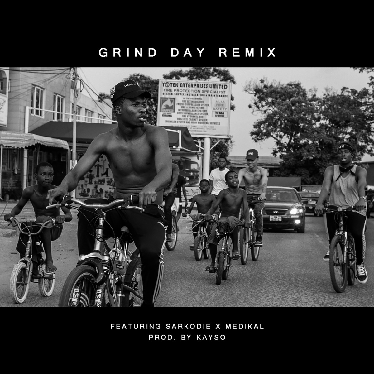 Grind Day (Remix) [feat. Sarkodie & Medikal] - Single by Kwesi Arthur album cover
