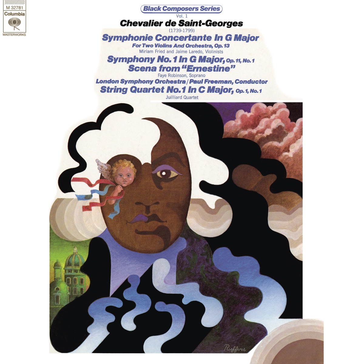 Black Composer Series, Vol. 1: Chevalier de Saint-Georges (Remastered) by Paul Freeman & London Symphony Orchestra album cover