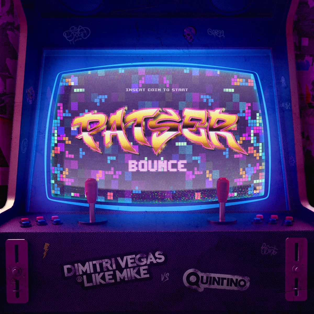 Patser Bounce - Single by Dimitri Vegas & Like Mike & Quintino album cover