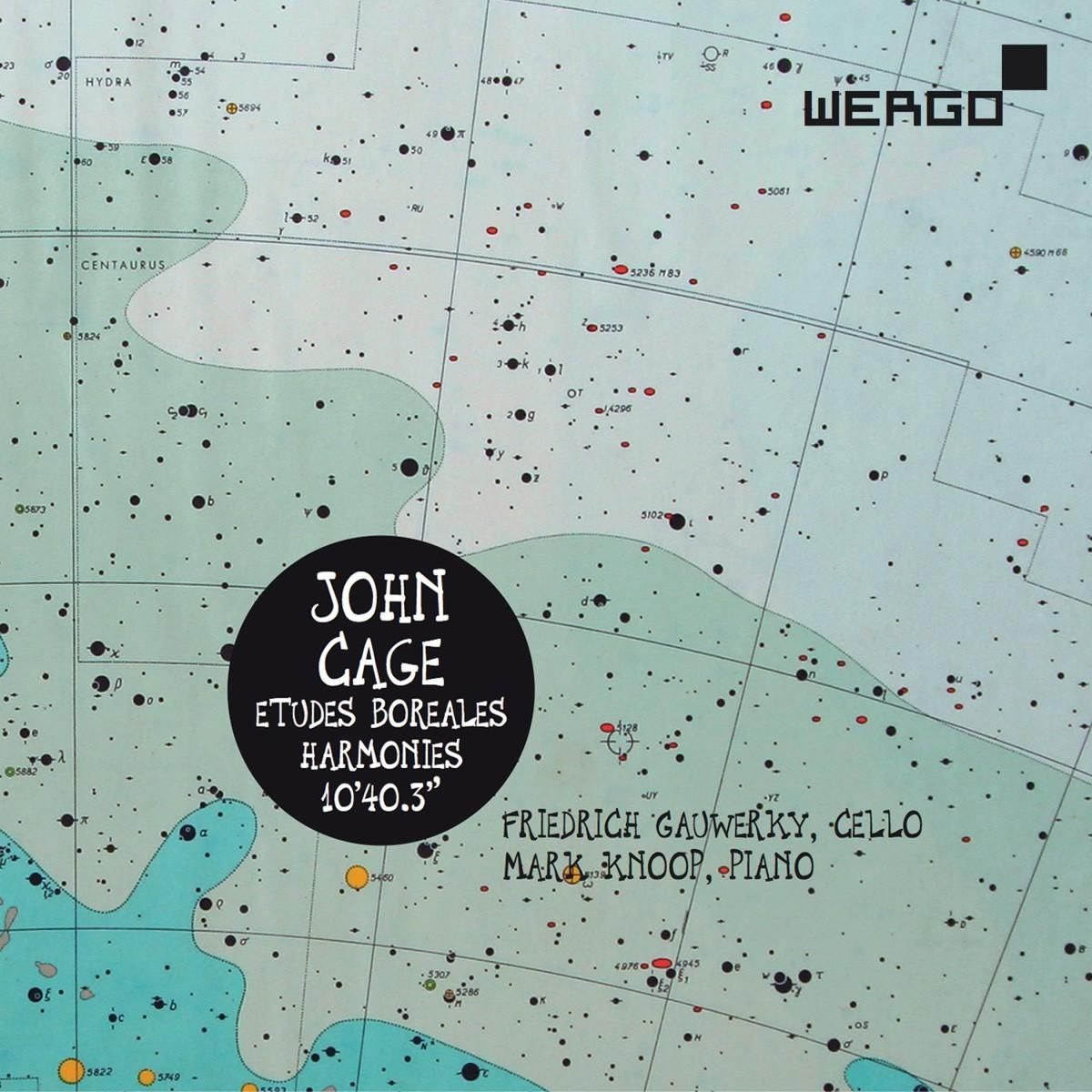 Cage: Etudes Boreales, Harmonies & 10'40.3'' by Friedrich Gauwerky & Mark Knoop album cover