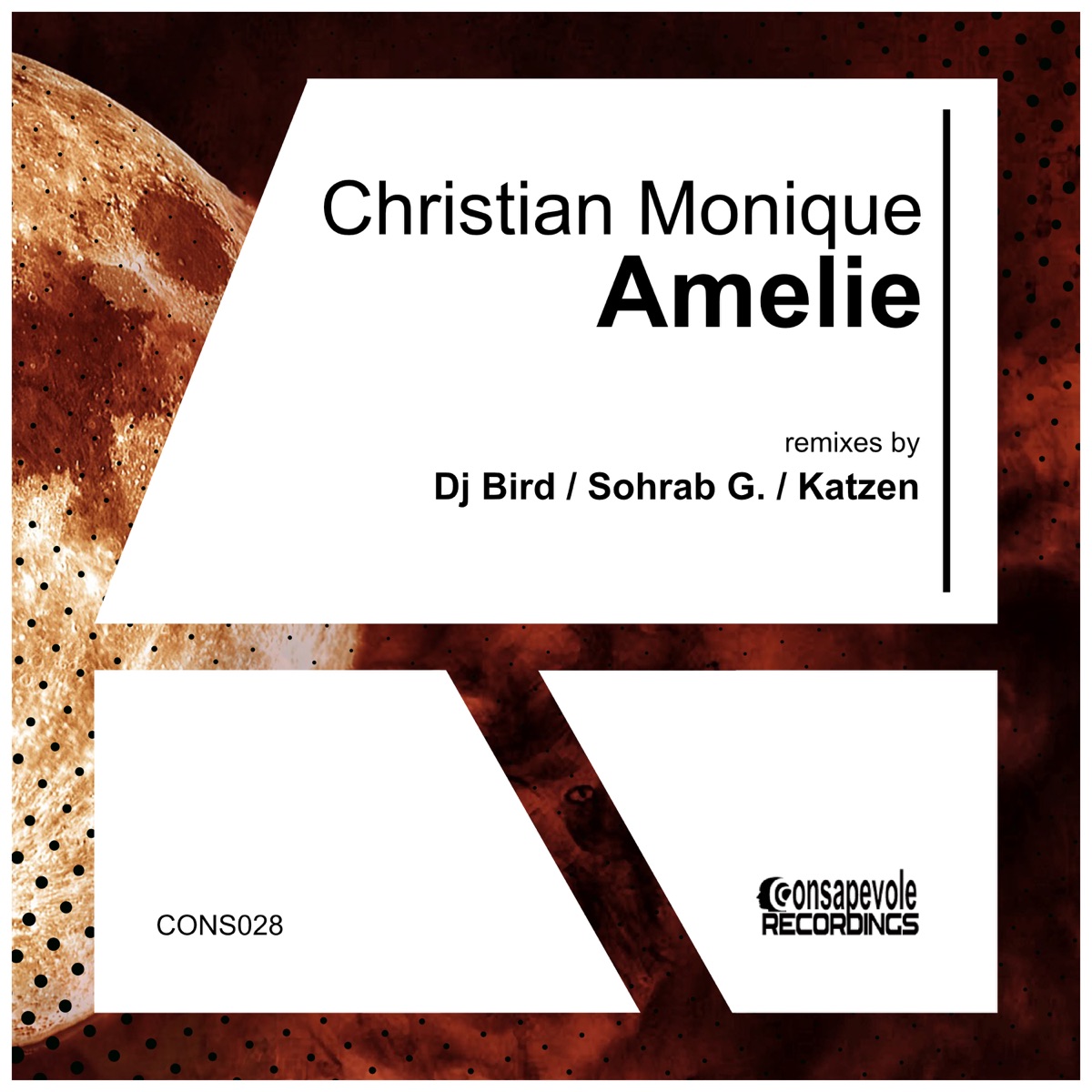 Amelie by Christian Monique, DJ Bird & Katzen album cover
