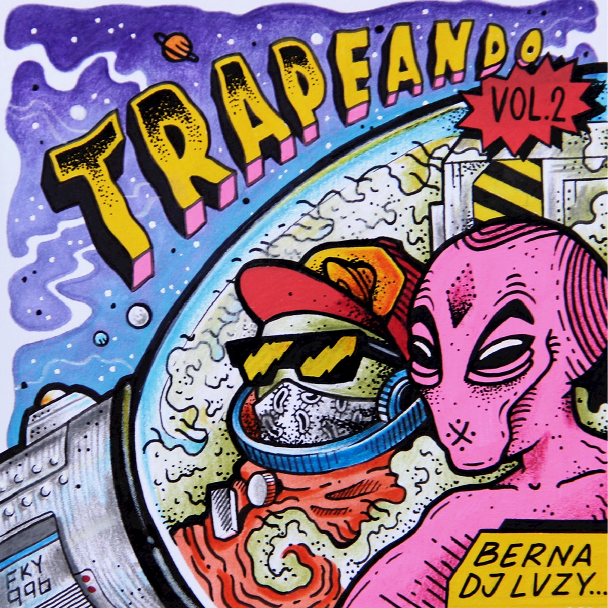 Trapeando Vol.2 (Lado a) by BERNA & LVZY album cover