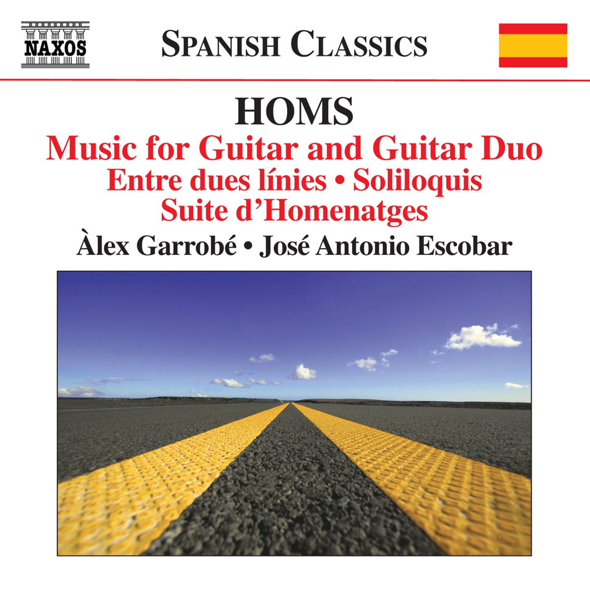 Homs: Music for Guitar & Guitar Duo by Àlex Garrobé & José Antonio Escobar album cover