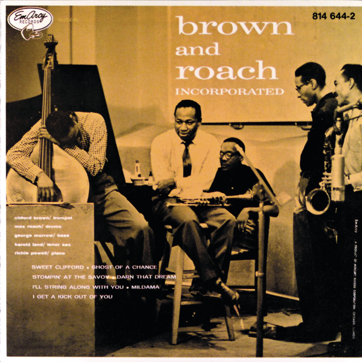Brown and Roach Incorporated by Clifford Brown & Max Roach album cover