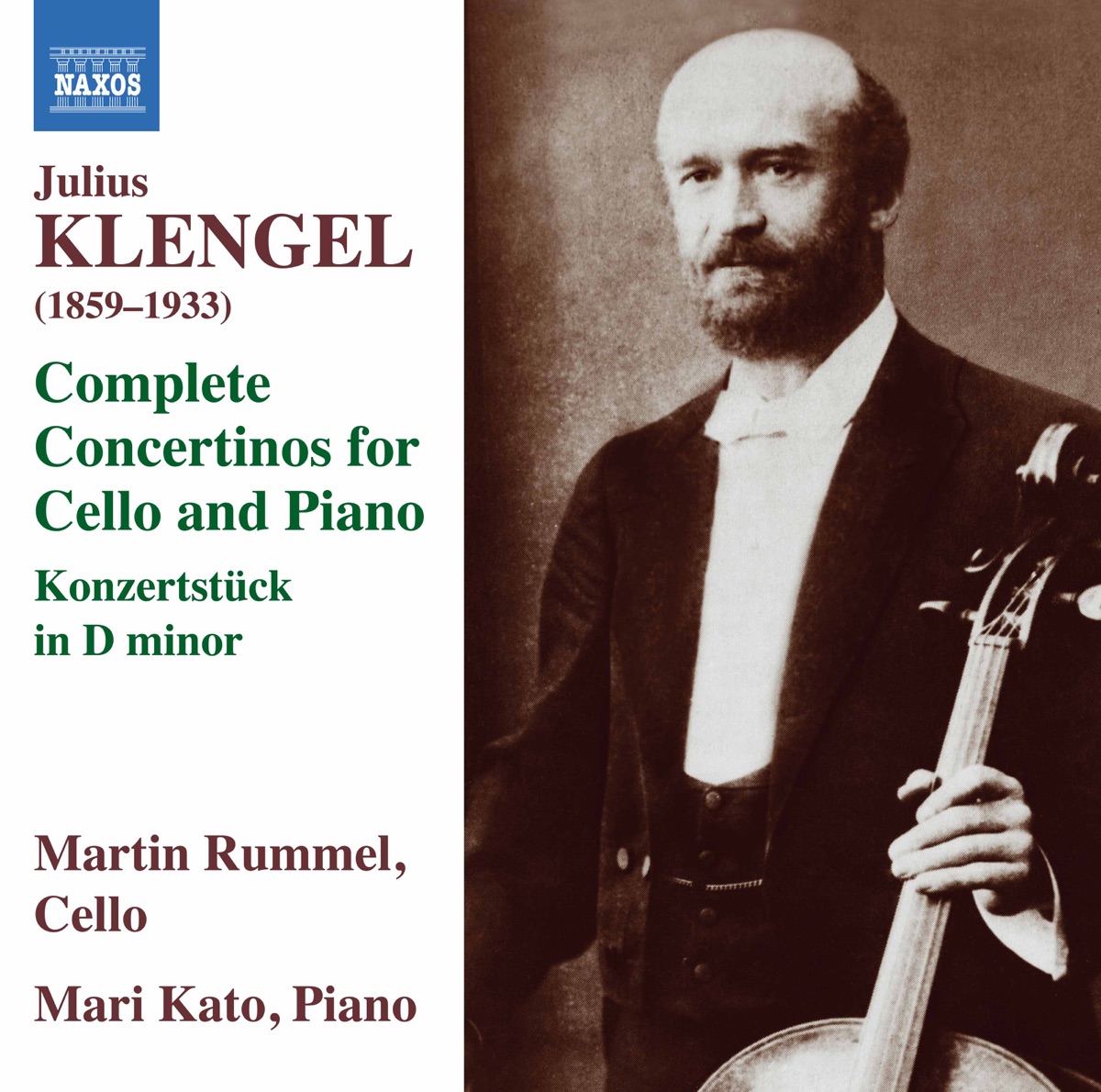 Klengel: Complete Concertinos for Cello & Piano by Martin Rummel & Mari Kato album cover