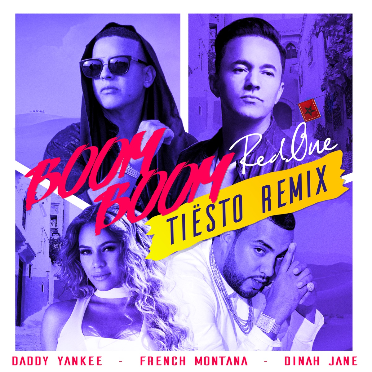 Boom Boom (Tiësto Remix) - Single by RedOne, Daddy Yankee, French Montana & Dinah Jane album cover