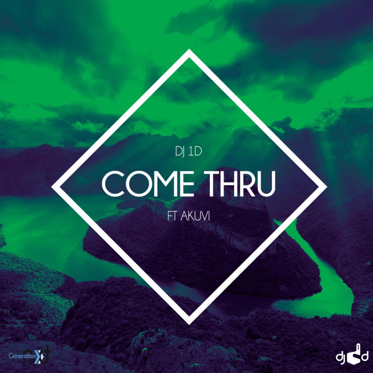 Come Thru (feat. Akuvi) - Single by DJ 1d album cover
