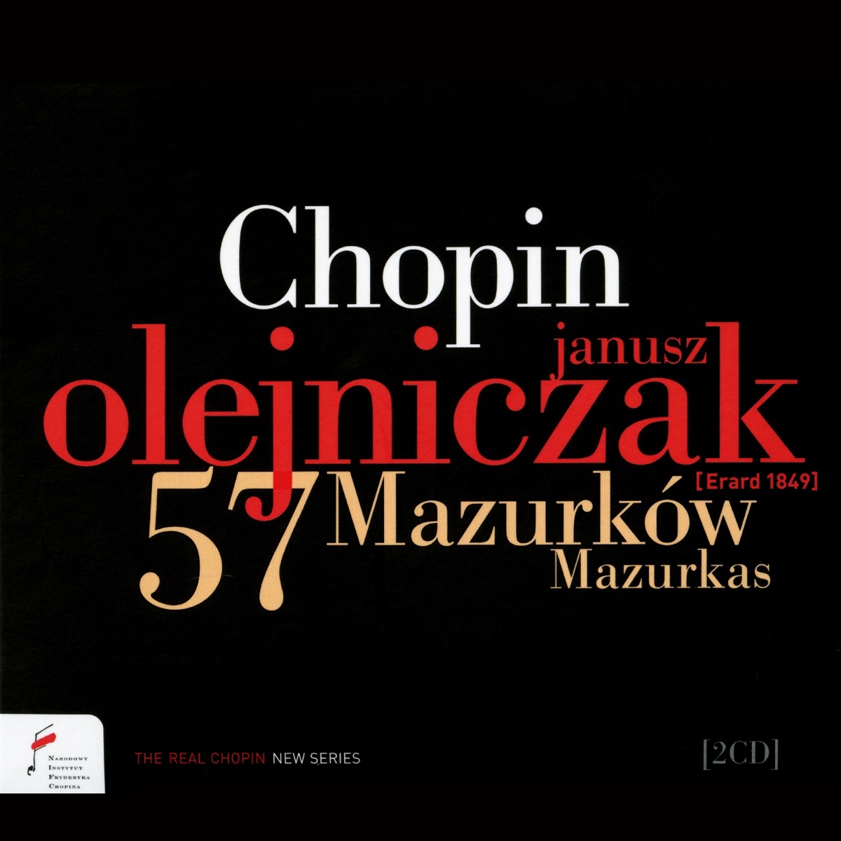 Chopin: 57 Mazurkas by Janusz Olejniczak album cover