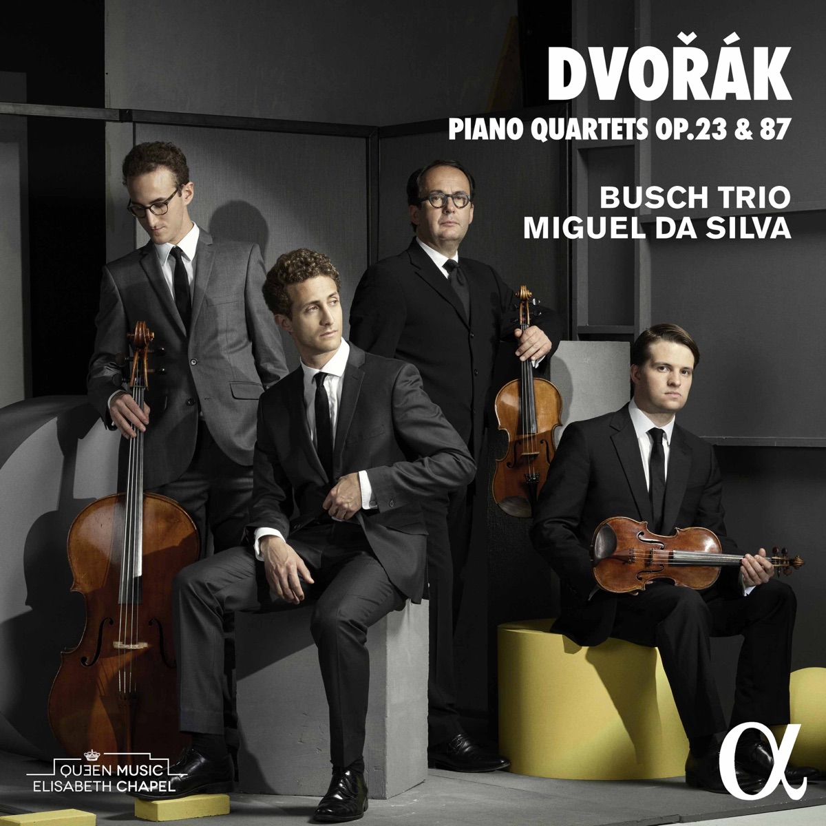 Dvořák: Piano Quartets Nos. 1 & 2 by Busch Trio & Miguel Da Silva album cover