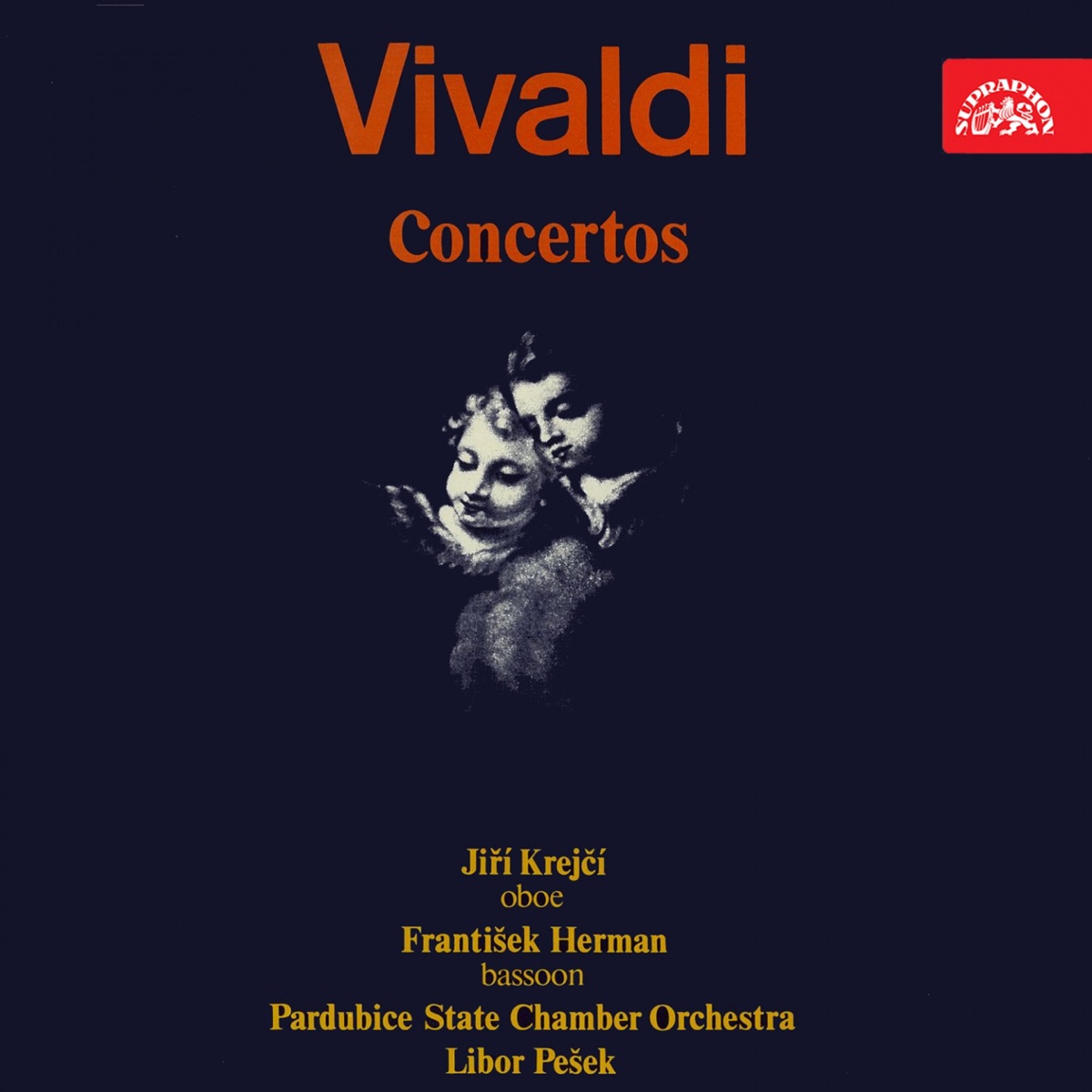 Vivaldi: Oboe Concertos and Bassoon Concertos by Jiri Krejci, Otakar Tvrdý, Jaroslav Ondráček, František Herman, Libor Pešek & Pardubice Chamber Philharmonic Orchestra album cover
