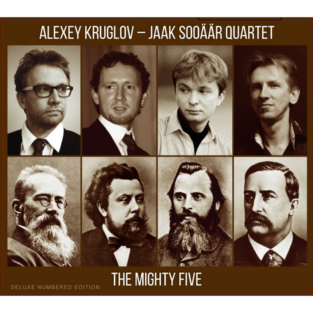 The Mighty Five (Deluxe Numbered Edition, Arr. for Jazz Quartet and Saxophone) by Alexey Kruglov & Jaak Sooaar Quartet album cover