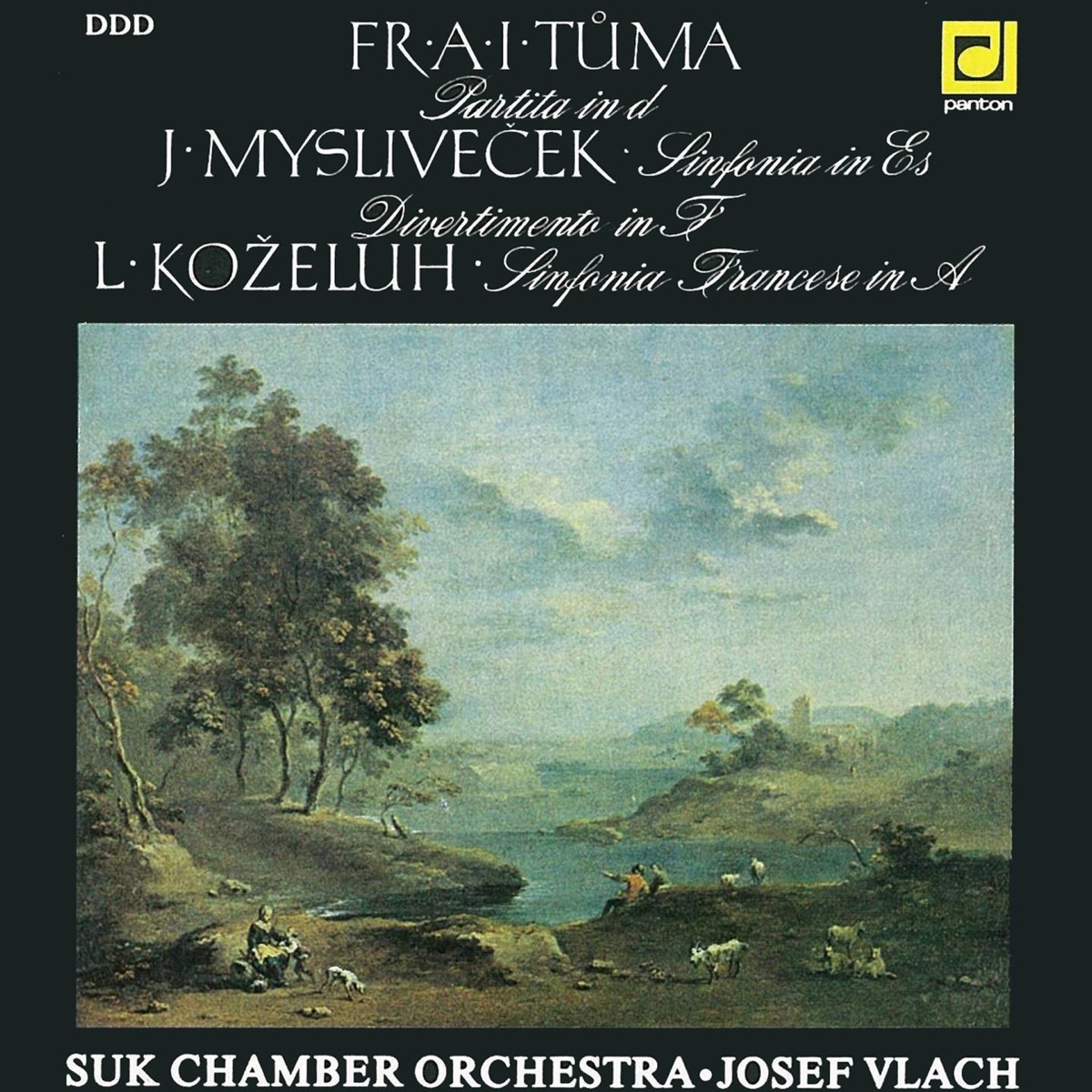 Tůma, Mysliveček, Koželuh: Czech Music of the Early Classical Period by Jiri Rajnis, Josef Vlach & Suk Chamber Orchestra album cover