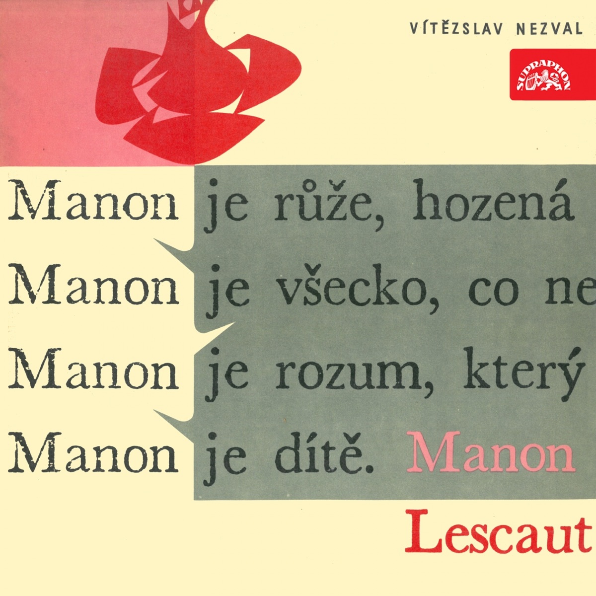 Manon Lescaut (Výběr Scén) by Dagmar Sedláčková, Milan Friedl & Bohumil Švarc album cover