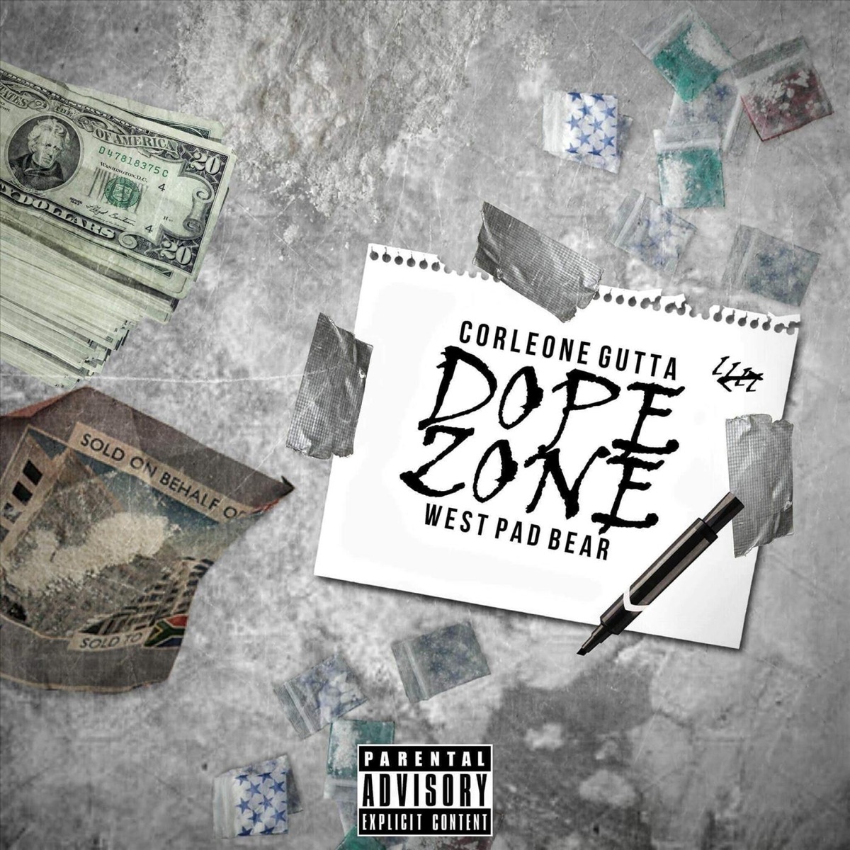 Dope Zone (feat. West Pad Bear) - Single by Corleone Gutta album cover