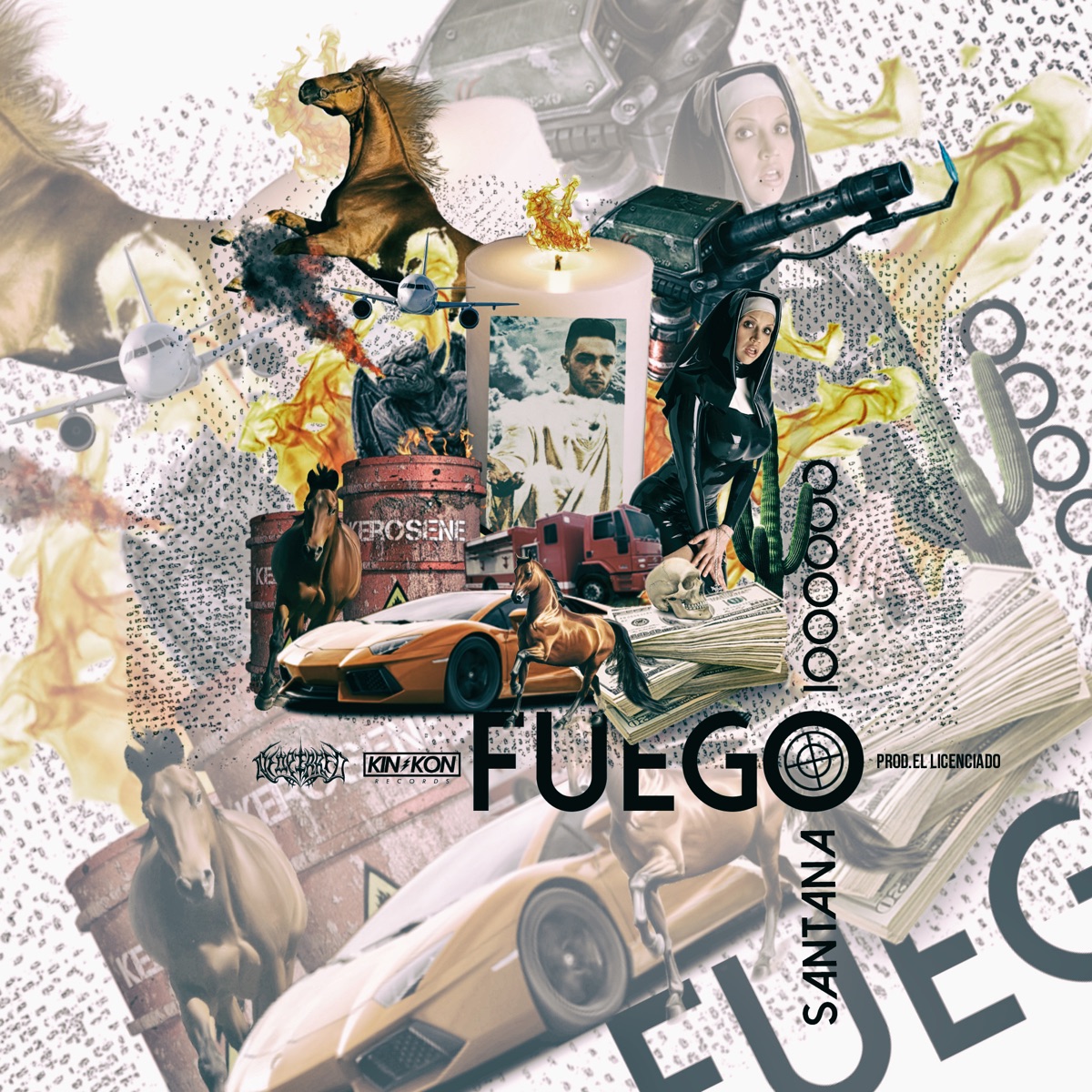 Fuego (feat. El Licenciado) - Single by $antana1000000 album cover