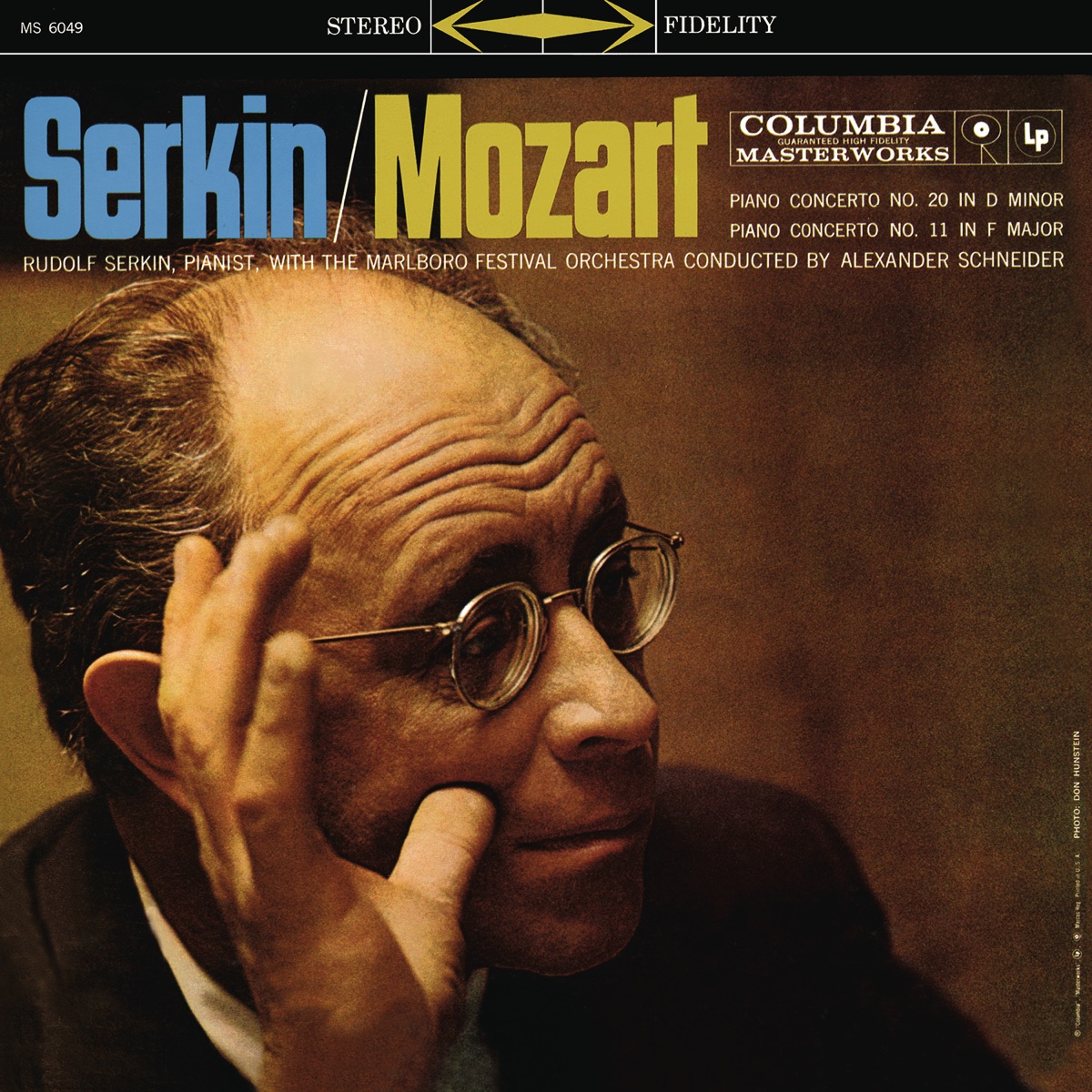 Mozart: Piano Concerto No. 20 in D Minor, K. 466 & Piano Concerto No. 11 in F Major, K. 413 by Rudolf Serkin, Marlboro Festival Orchestra & Alexander Schneider album cover