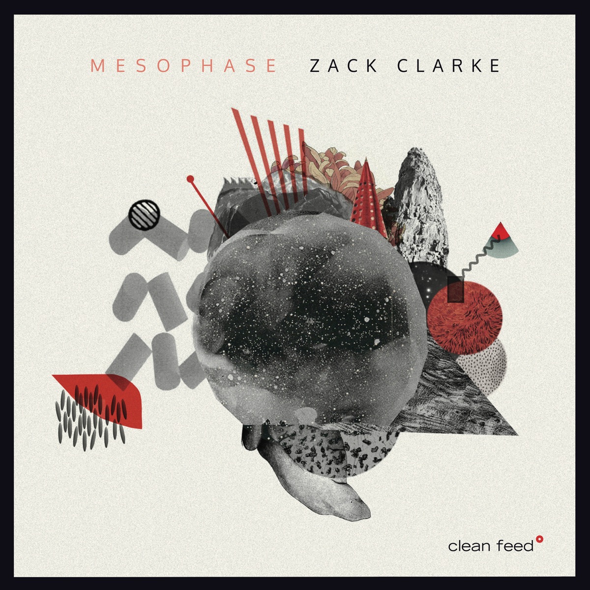 Mesophase (feat. Chris Irvine, Charlotte Greve, Nick Dunston & Leonid Galaganov) by Zack Clarke album cover