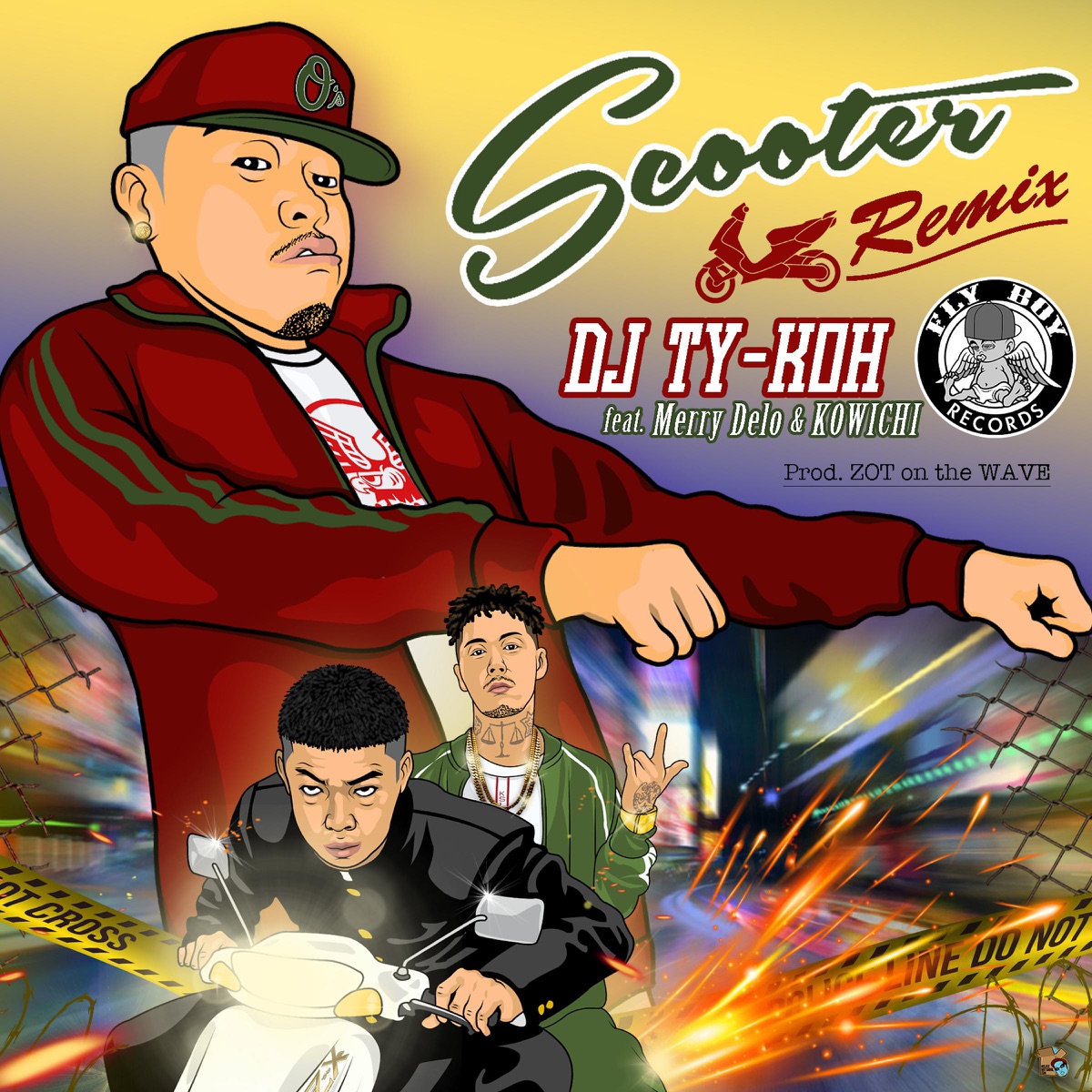 Scooter (Remix) [feat. Merry Delo & Kowichi] - Single by DJ TY-KOH album cover
