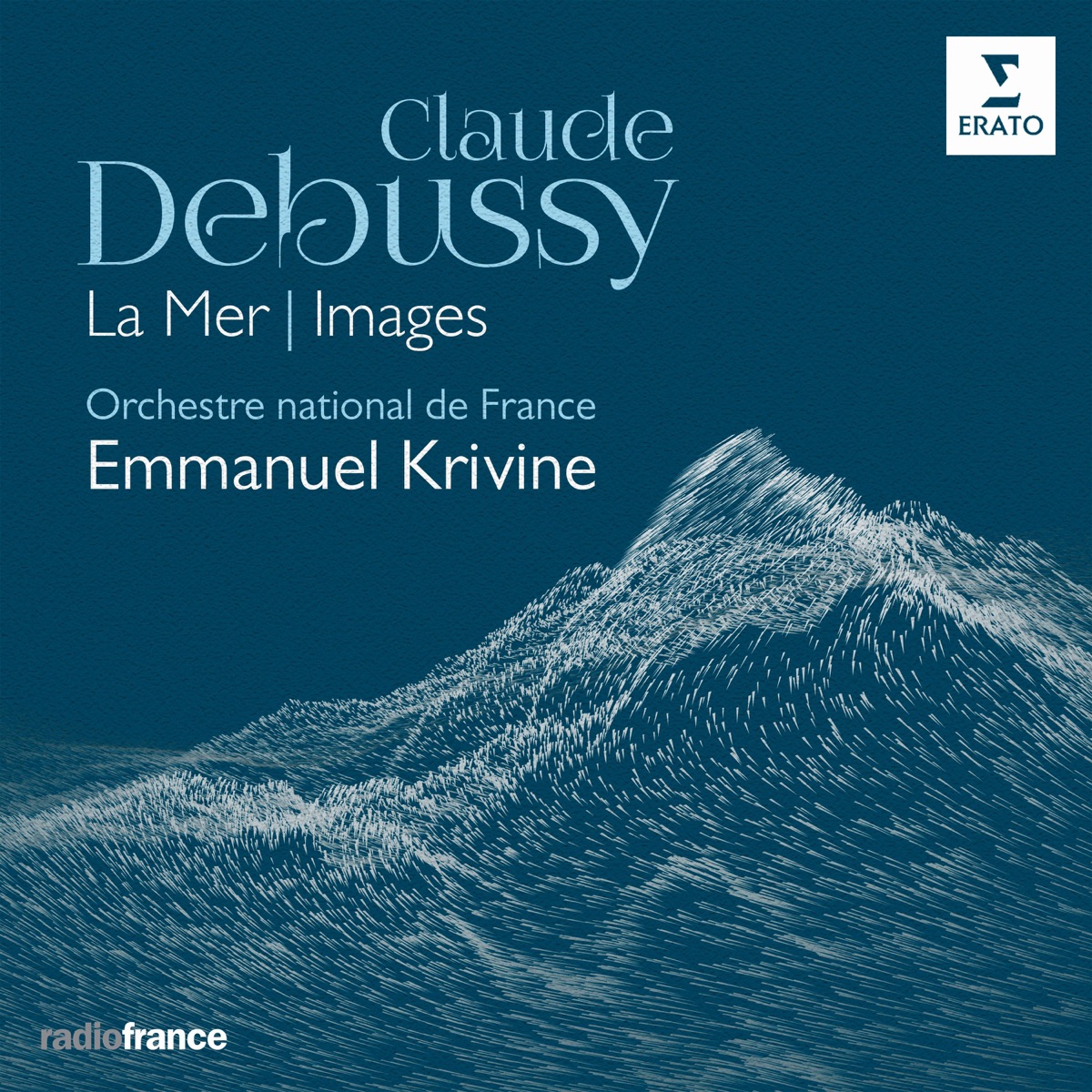 Debussy: La Mer & Images by Emmanuel Krivine & Orchestre National de France album cover