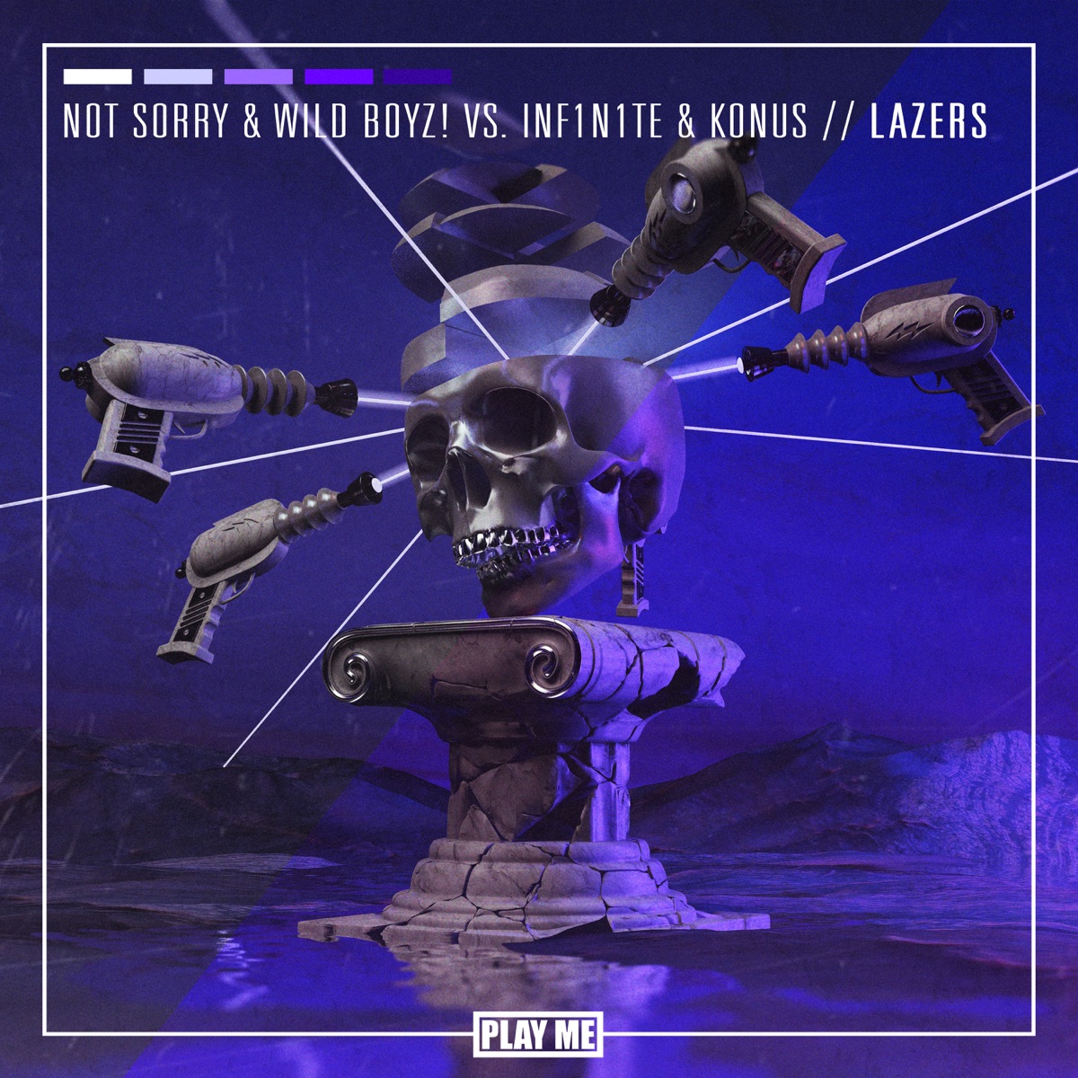 Lazers - Single by not sorry, Wild Boyz!, INF1N1TE & Konus album cover