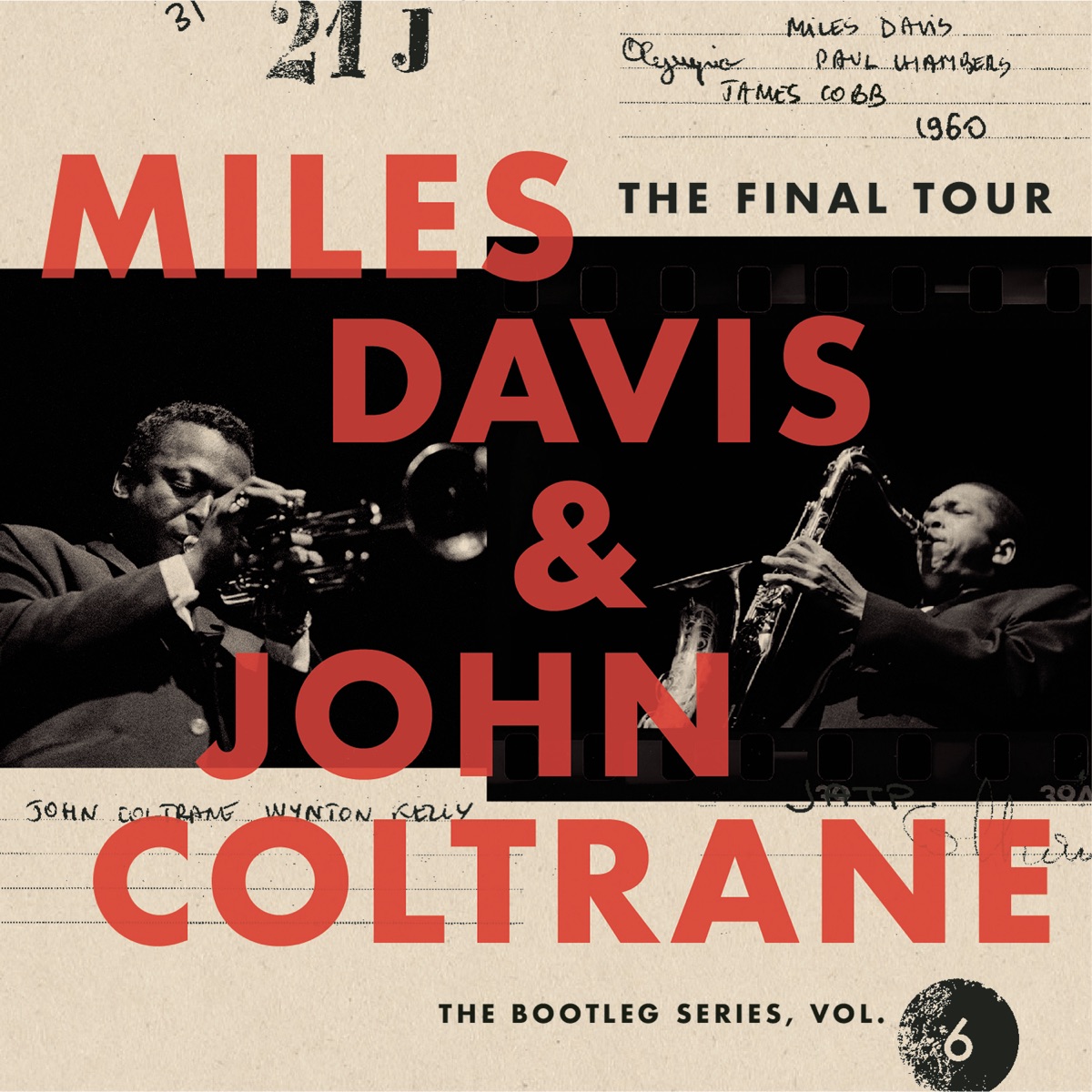 The Final Tour: The Bootleg Series, Vol. 6 by Miles Davis & John Coltrane album cover