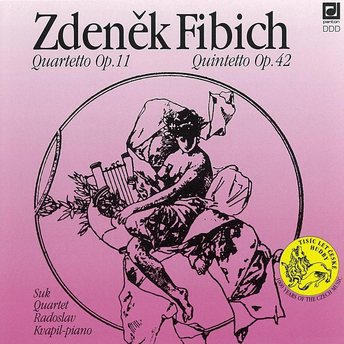 Fibich: Quartet and Quintet by Suk Quartet album cover