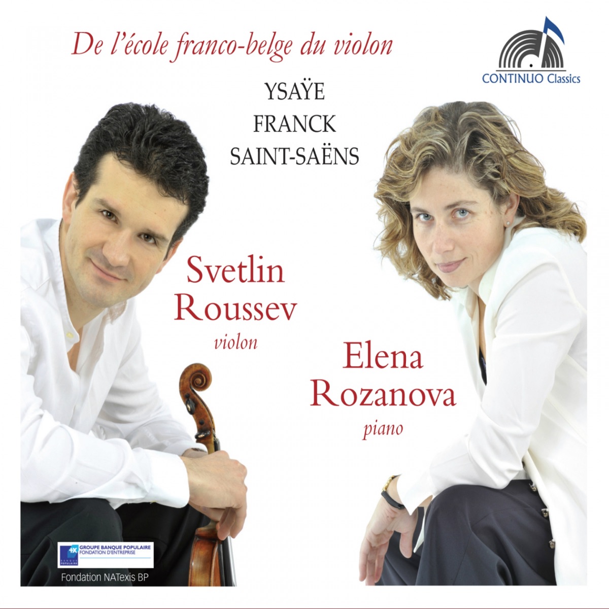 De l'école franco-belge du violon by Svetlin Roussev & Elena Rozanova album cover