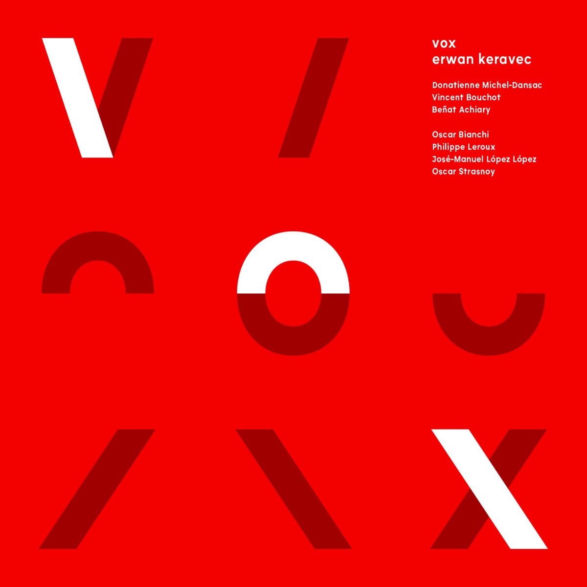 Vox by Erwan Keravec, Donatienne Michel-Dansac, Vincent Bouchot & Benat Achiary album cover