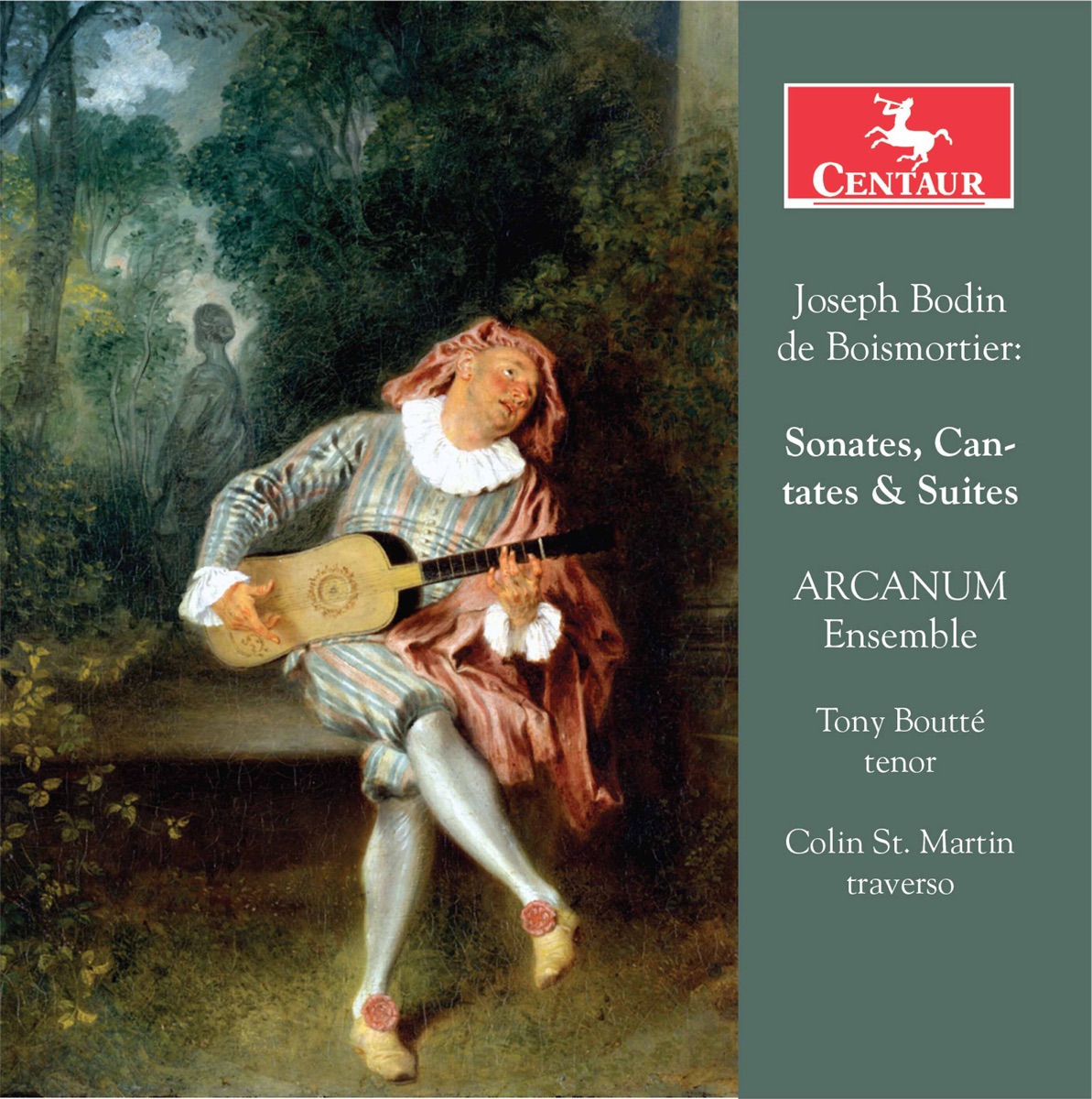 Boismortier: Sonates, Cantates & Suites by Colin St. Martin, ARCANUM Ensemble & Tony Boutte album cover