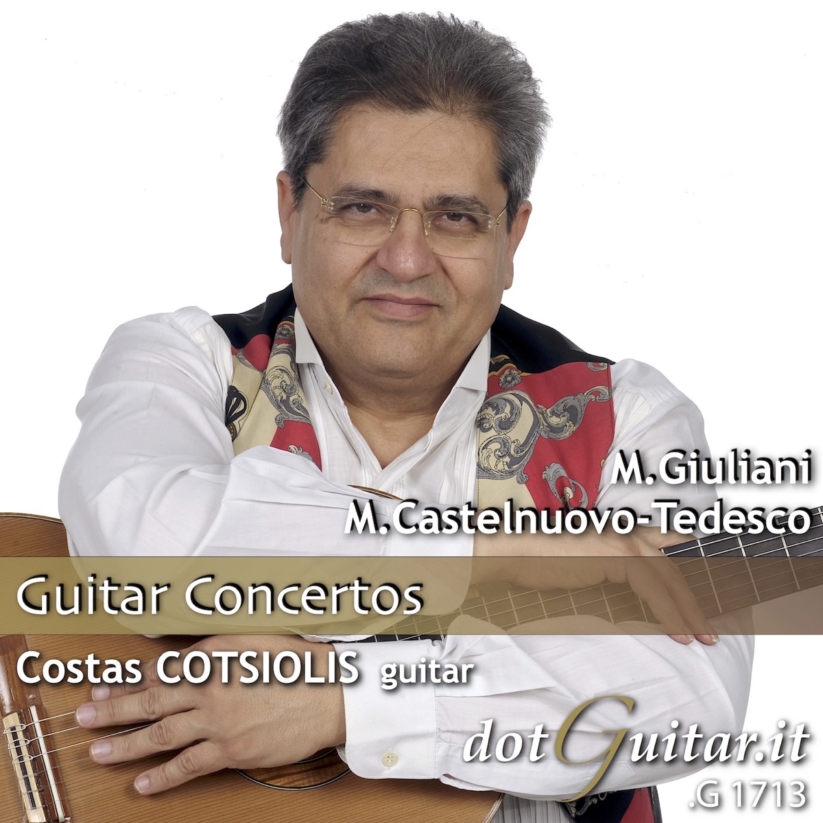 Guitar Concertos by Costas Cotsiolis, Ilarion Ionescu-Galati & Philharmonisches Orchester Brasov album cover
