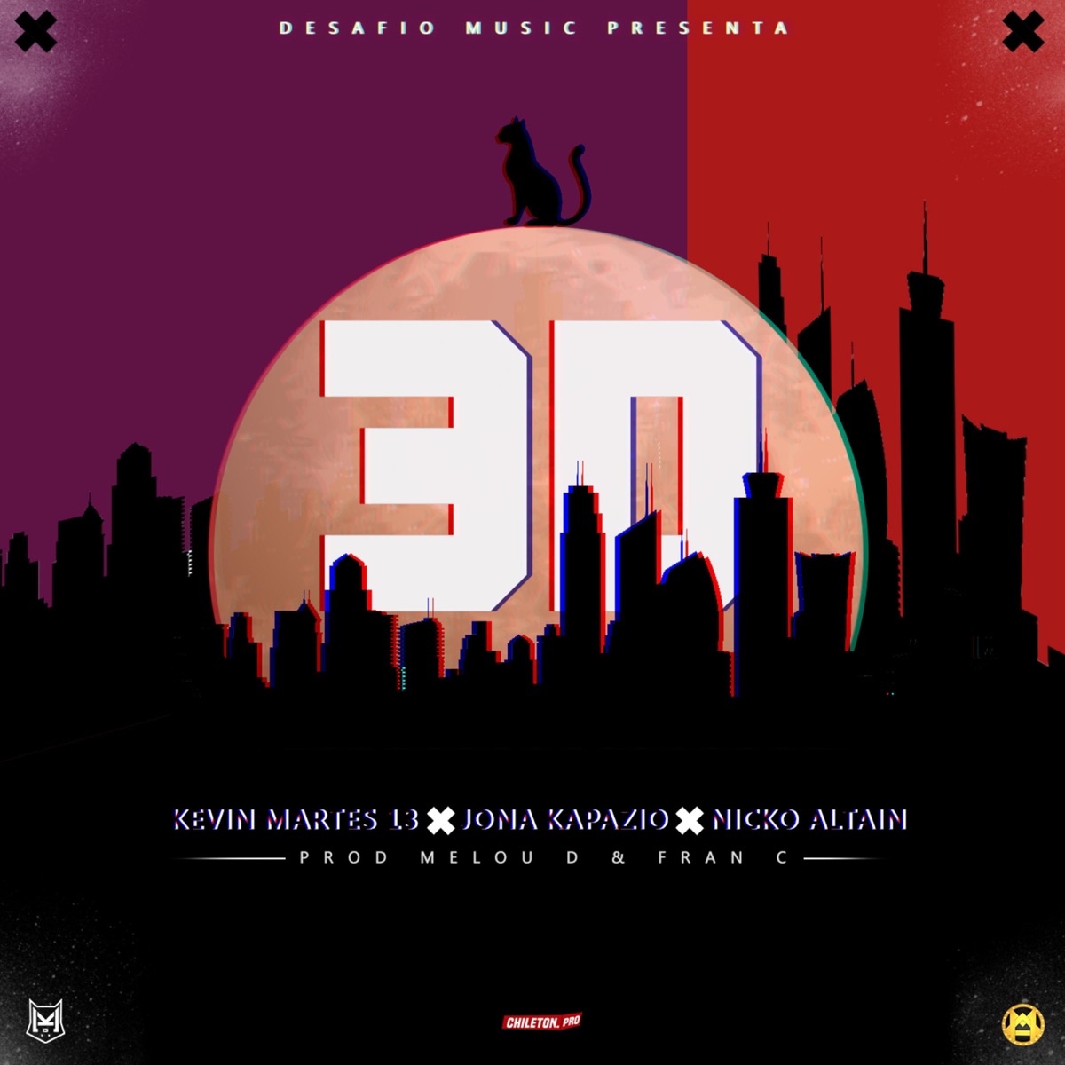 3d (feat. Nicko Altain & Jonakapazio) - Single by Kevin Martes 13 album cover