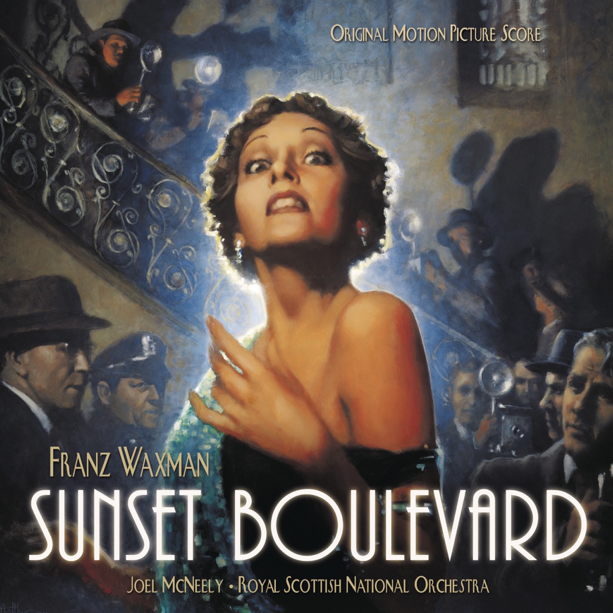 Sunset Boulevard (Original Motion Picture Score) by Franz Waxman, Royal Scottish National Orchestra & Joel McNeely album cover