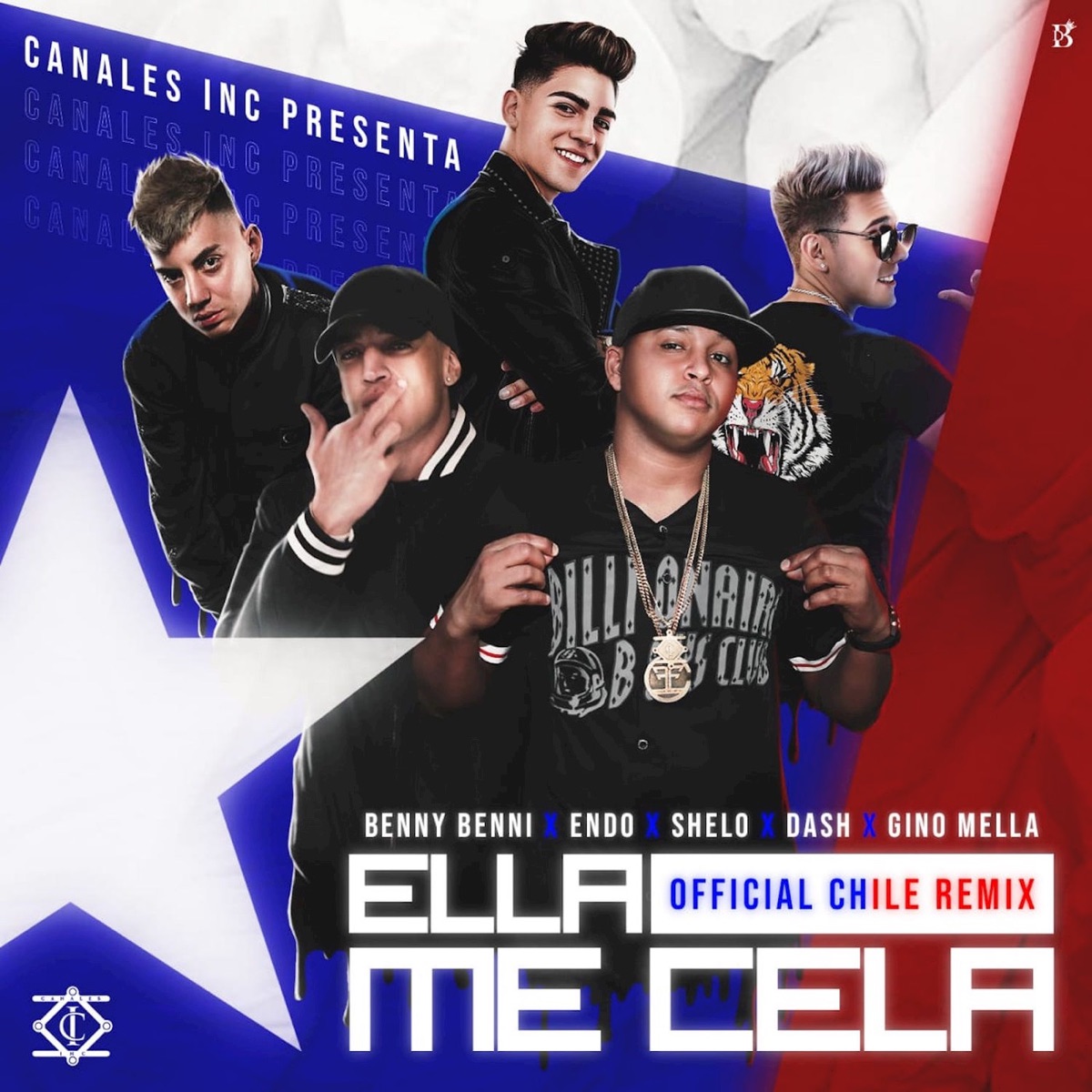 Ella Me Cela (Chile Remix) [feat. Dash & Gino Mella] - Single by Benny Benni, Endo & ShelO album cover