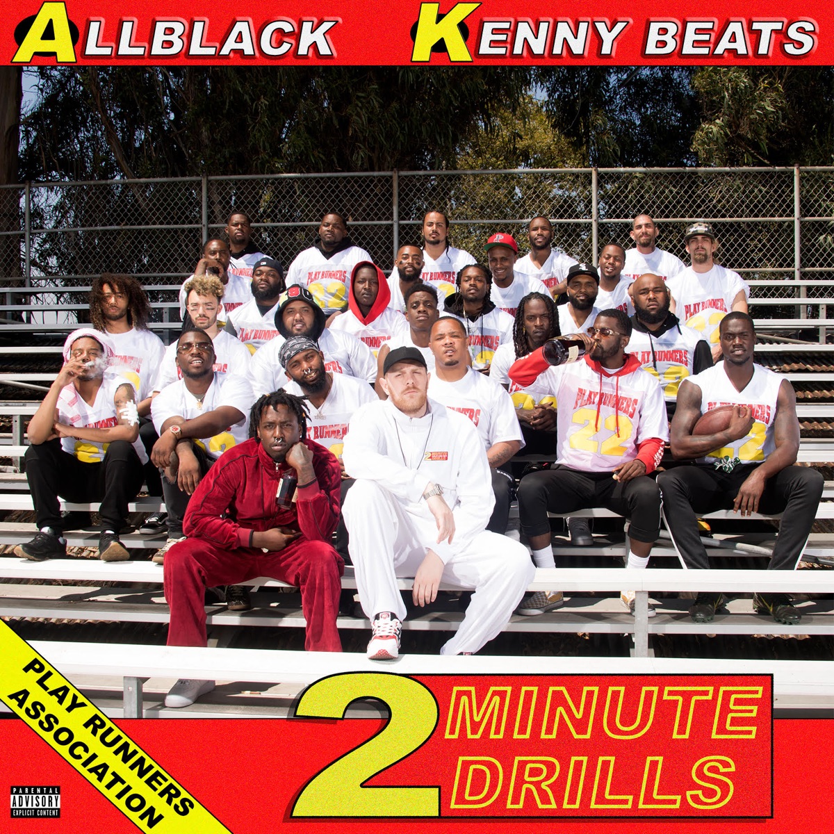 2 Minute Drills by ALLBLACK & Kenny Beats album cover