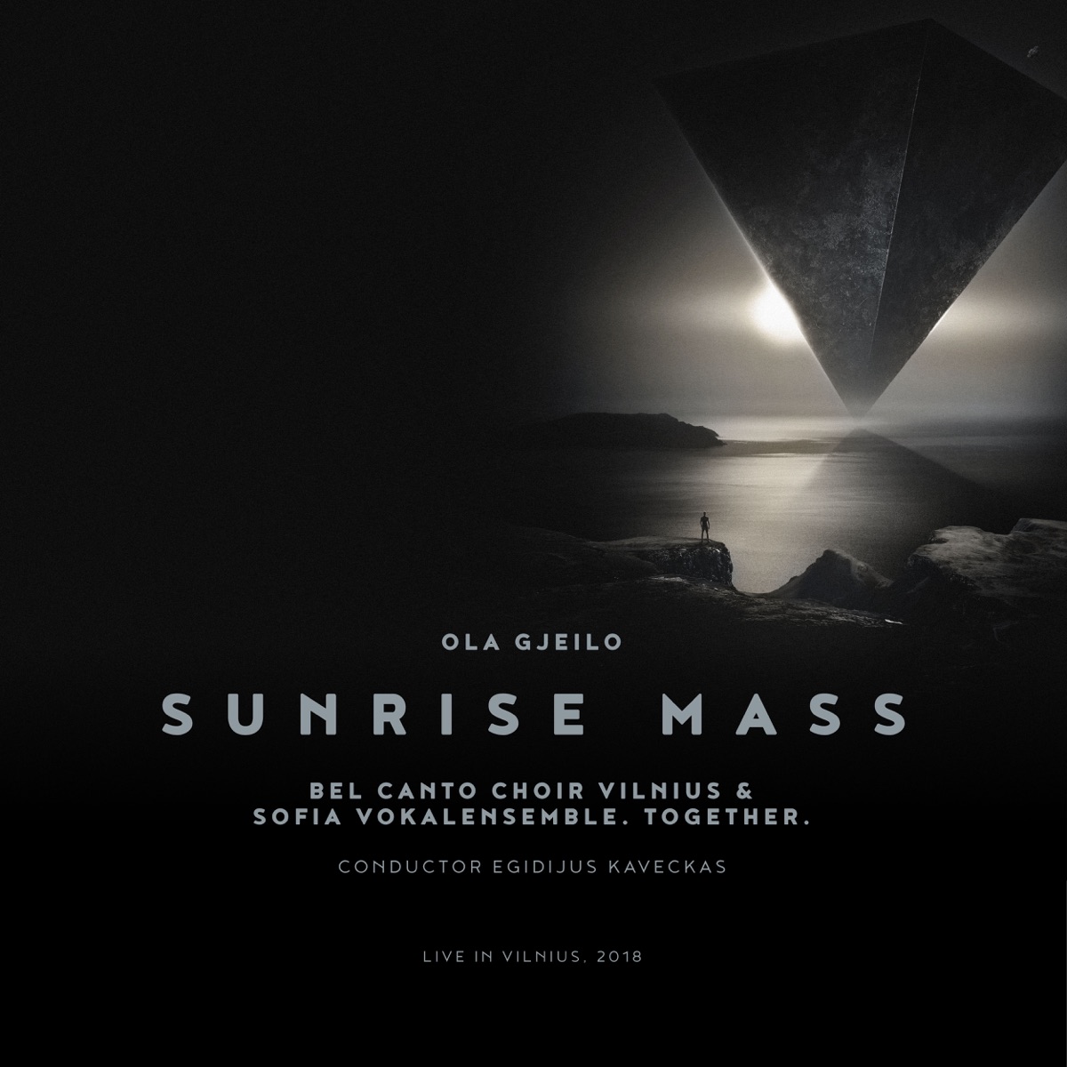Sunrise Mass (Live) [feat. Lithuanian Chamber Orchestra] by Bel Canto Choir Vilnius & Sofia Vokalensemble album cover