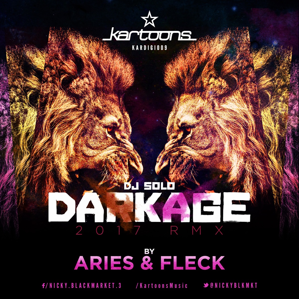 Darkage (Aries & Fleck 2017 Remix) - Single by DJ Solo, Aries & Fleck album cover
