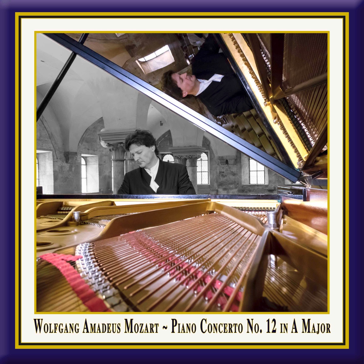 Mozart: Piano Concerto No. 12 in A Major, Op. 4 No. 1, K. 414 - Single by Christoph Soldan & Silesian Chamber Soloists album cover
