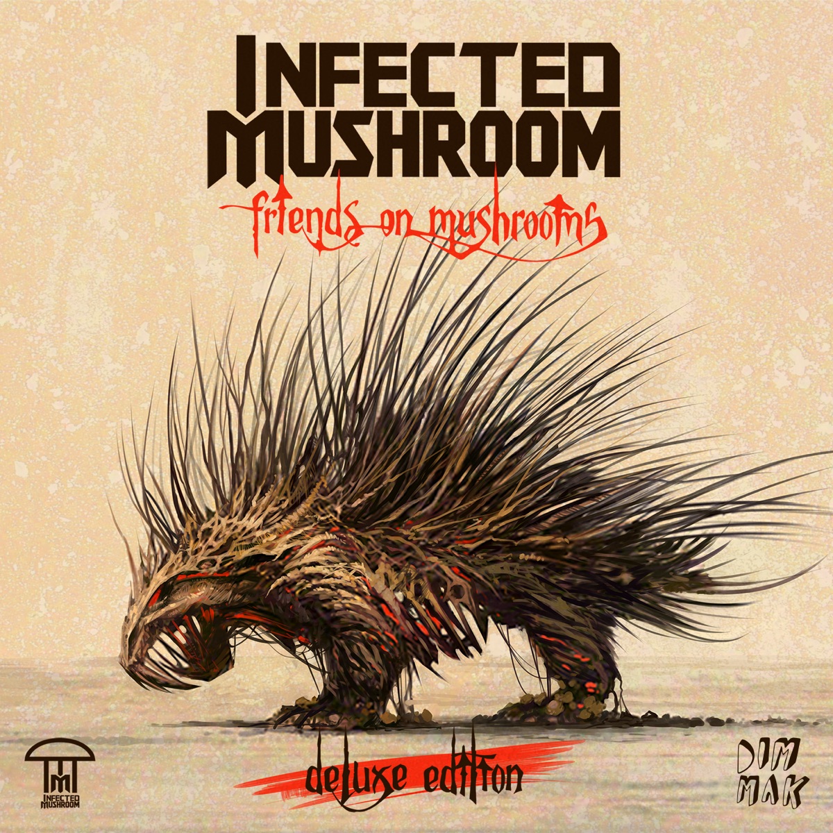 Friends on Mushrooms (Deluxe Edition) by Infected Mushroom album cover