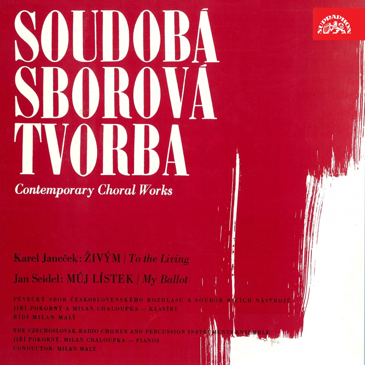 Janeček, Seidel: Contemporary Choral Works by Jiri Pokorny, Milan Chaloupka, Milan Malý, Czech Radio Chorus & Prague Percussion Instruments Ensemble album cover