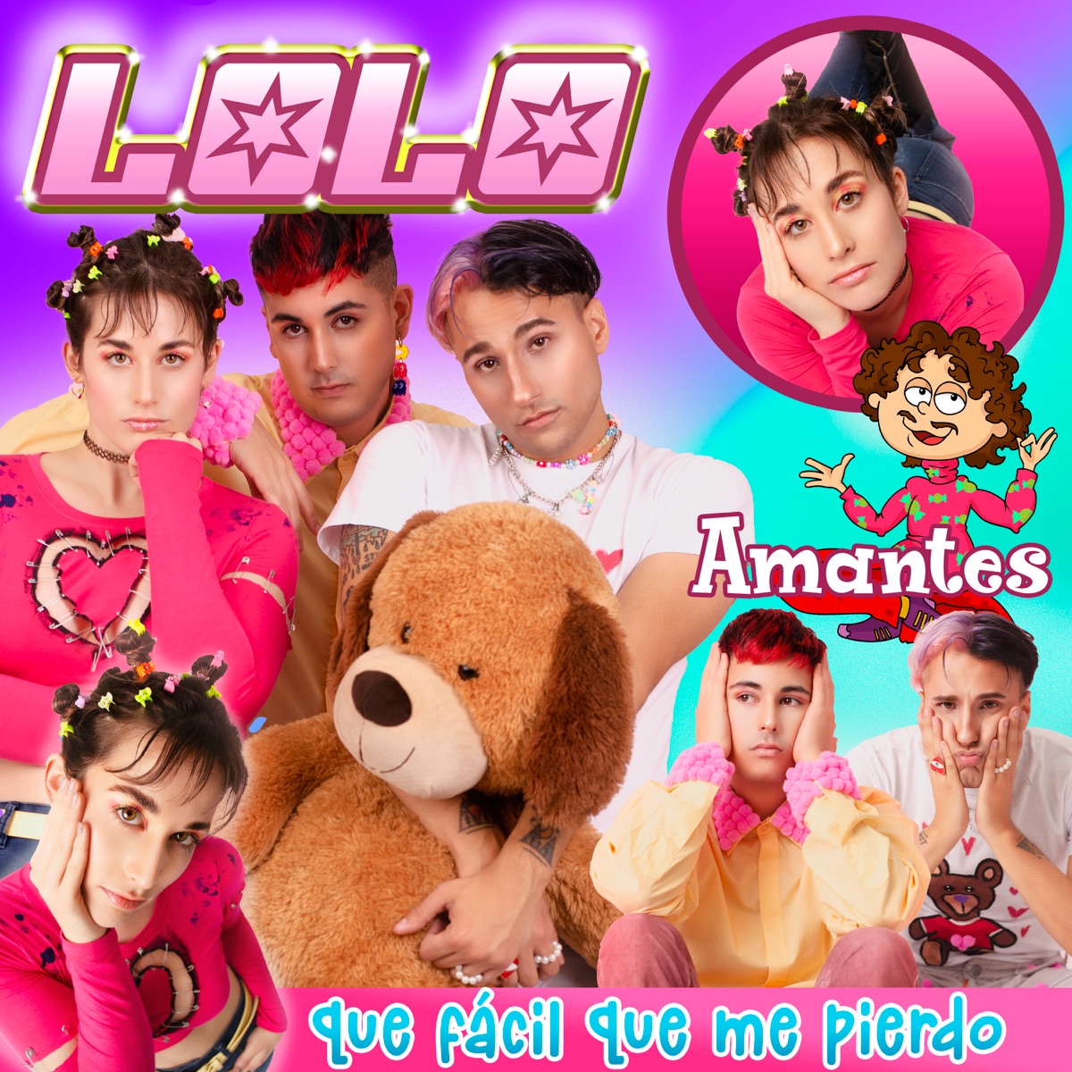 Que Fácil Que Me Pierdo - Single by Lolo & Amantes album cover