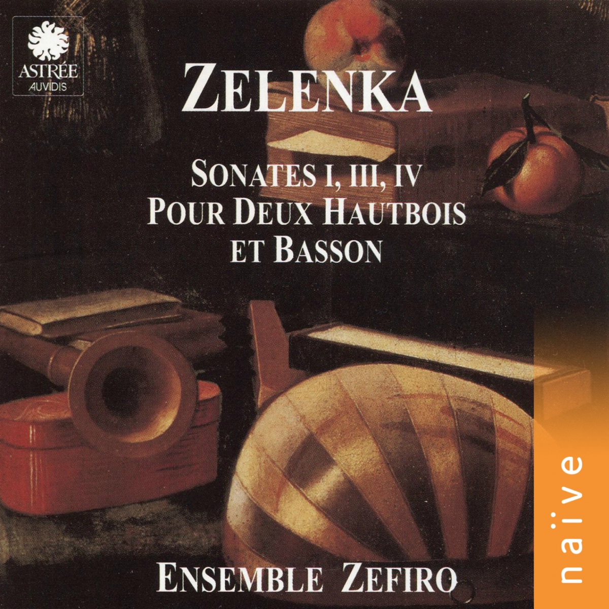 Zelenka: Sonates Nos 1, 3 & 4 by Ensemble Zefiro album cover
