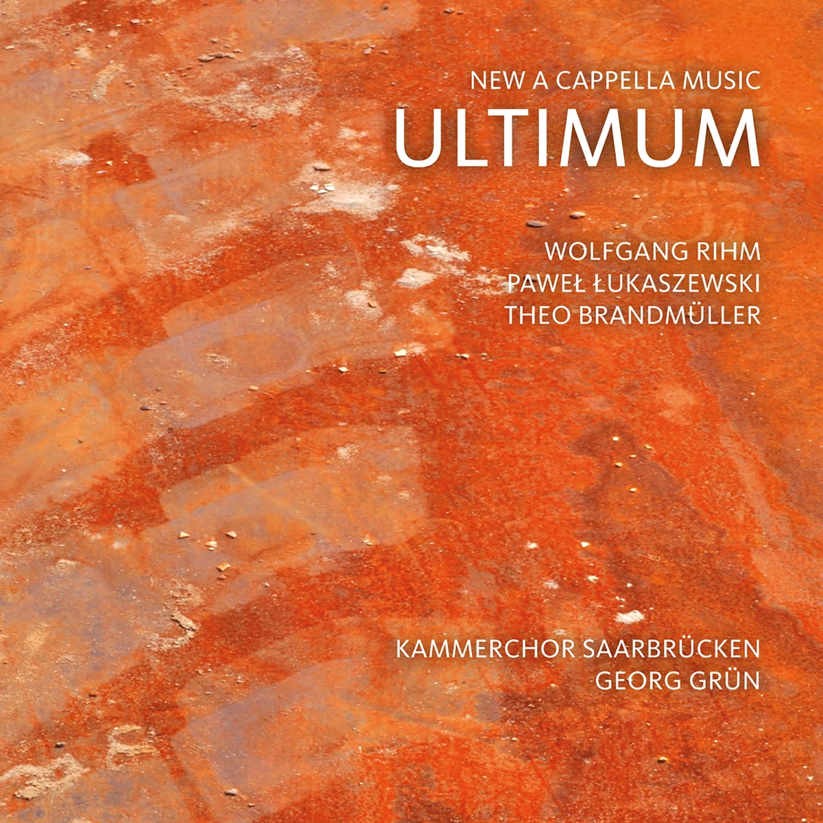 Wolfgang Rihm: Passionstexte No. 1-7 (Kammerchor Saarbrücken: Ultimum) by KammerChor Saarbrücken, Georg Grün, Wolfgang Rihm, Paweł Łukaszewski & Theo Brandmüller album cover
