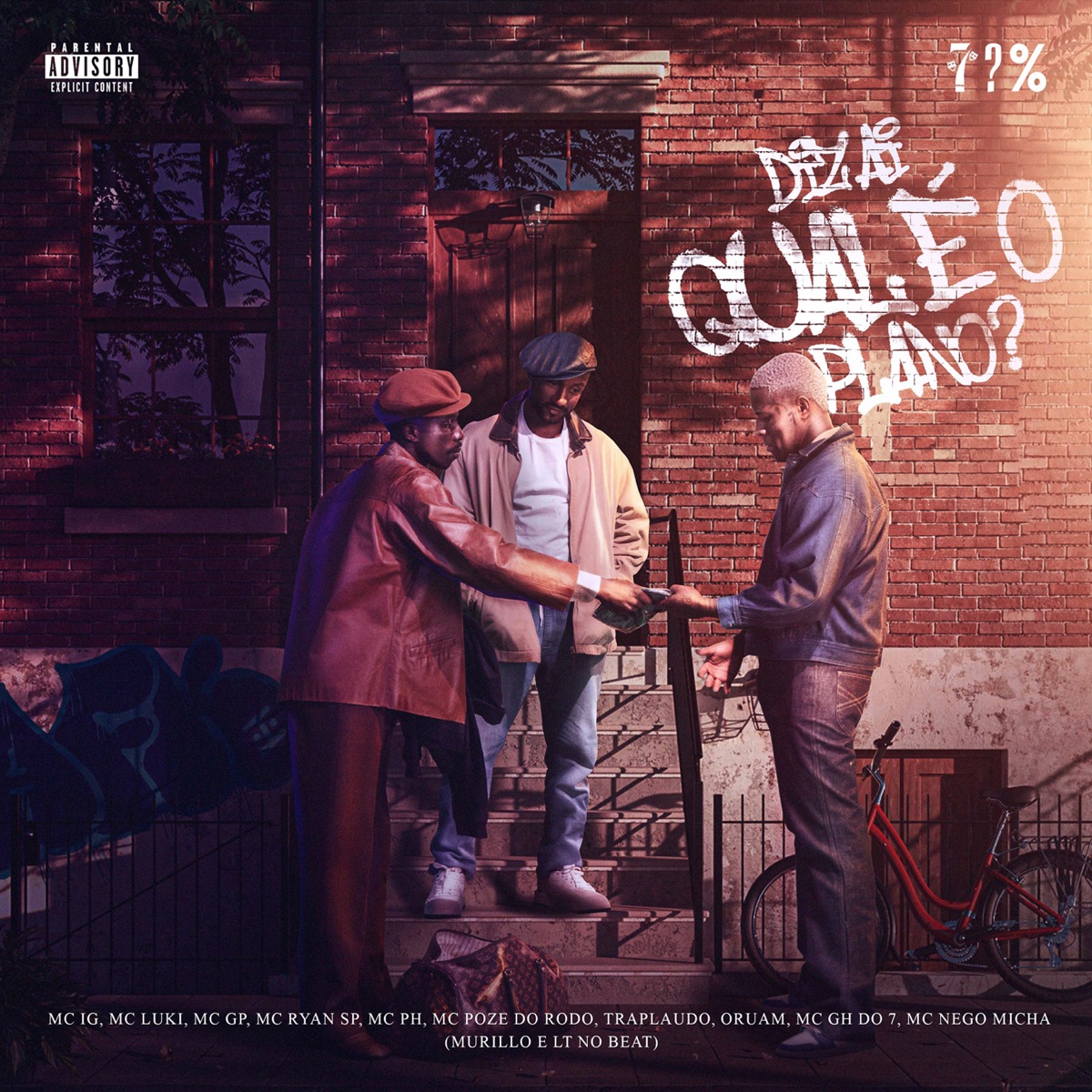 Diz Aí Qual é o Plano? (feat. Mc Poze do Rodo, MC GP, TrapLaudo, Mc Luki, MC GH do 7, MC Nego Micha, Murillo e LT no Beat) - EP by Mc IG, MC Ryan SP, Oruam & MC PH album cover
