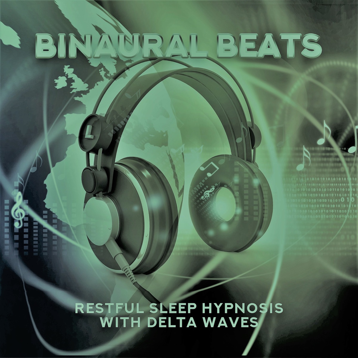 Binaural Beats: Restful Sleep Hypnosis with Delta Waves: Brain Training, Lucid Dreaming, Lullabies, Relaxation Meditation, Yoga, Nature Sounds, Isochronic Tones 144 Hz – 768 Hz by Sleep Music 432Hz album cover